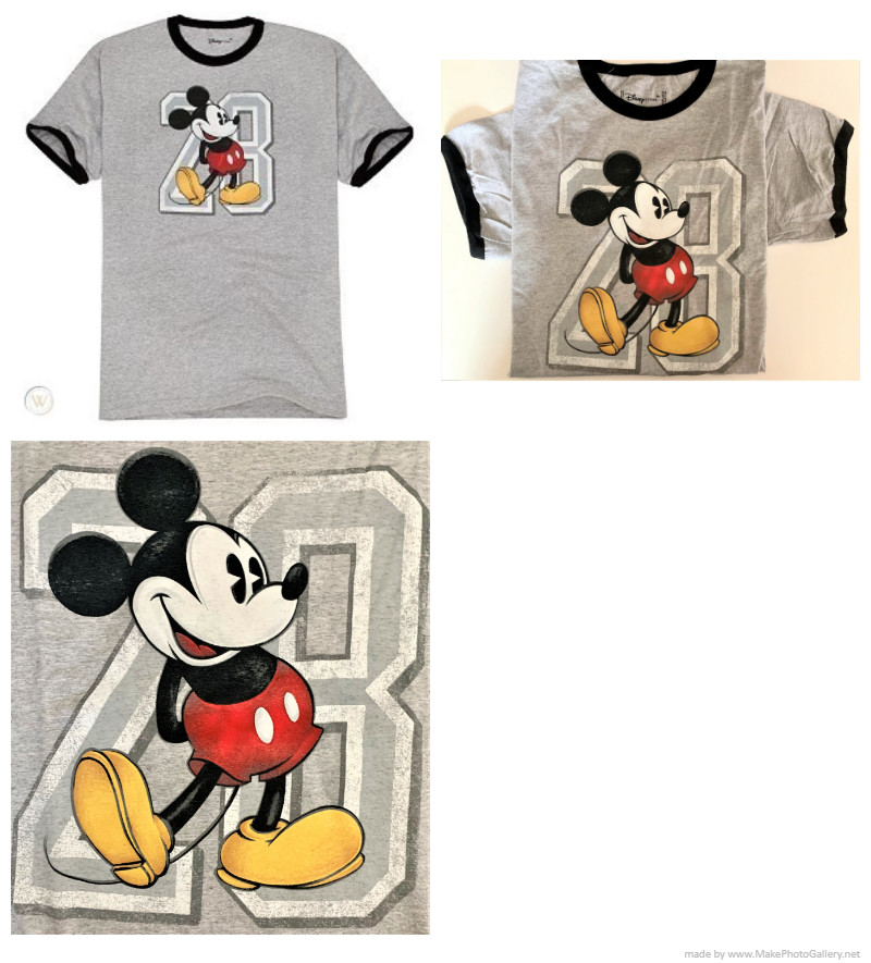 DISNEY STORE MICKEY MOUSE 28 RINGER TEE T SHIRT MEN'S L XL XXL NEW