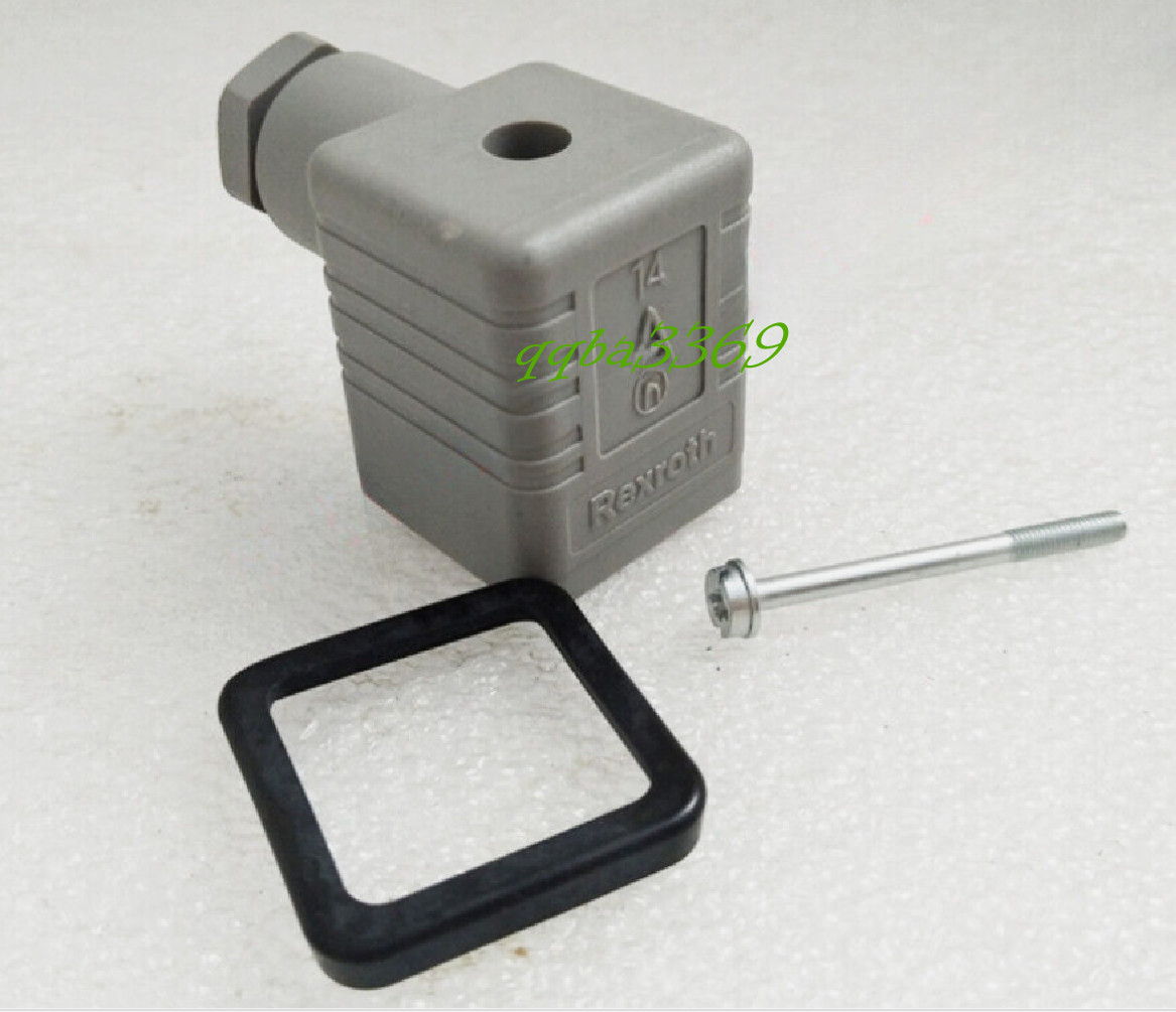 1pcs   FIT  for   Rexroth Solenoid Plug DIN EN 175301-803    @10654