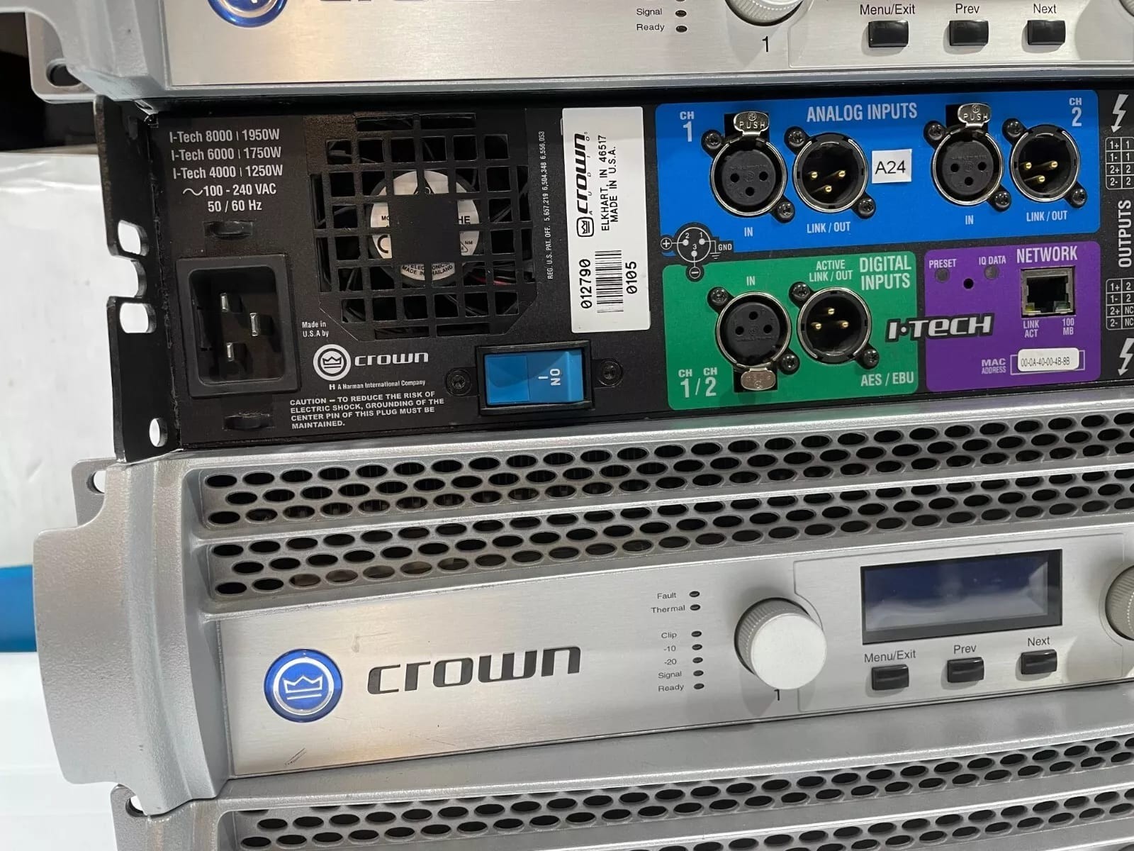 Crown I-Tech 4000 Power Amplifier (One) Trueheartsound