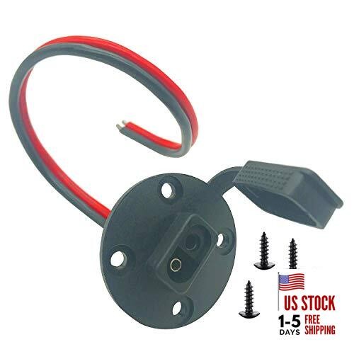 Solar Weatherproof SAE Socket sidewall Port,12 AWG SAE Cable Quick Connect