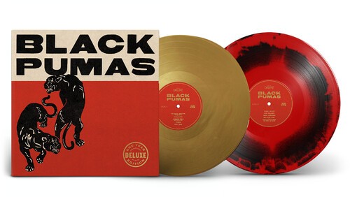 Black Pumas - Black Pumas - Gold / Black & Red Marbled [New Vinyl LP] Black, Bon