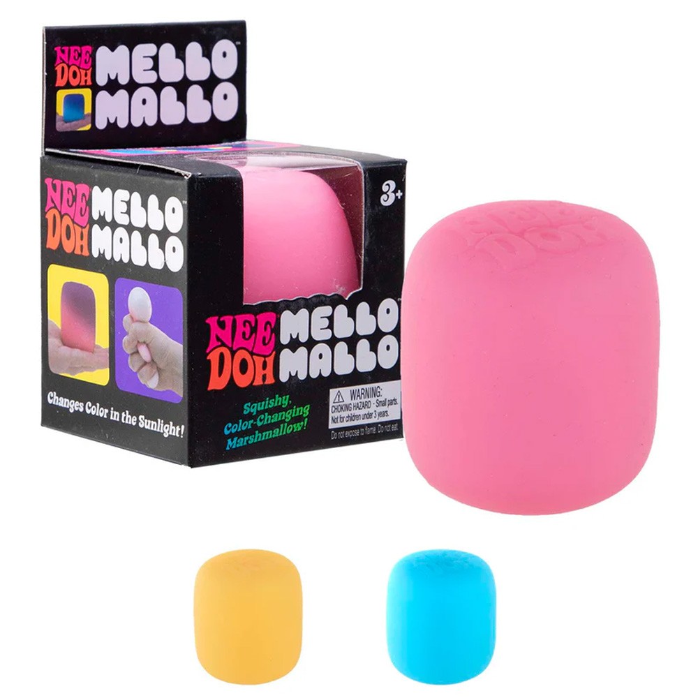 3pcsNeeDoh Mello Mallo Fidget Stress Toy Sensory Squeeze Squishy Toy Stress Ball