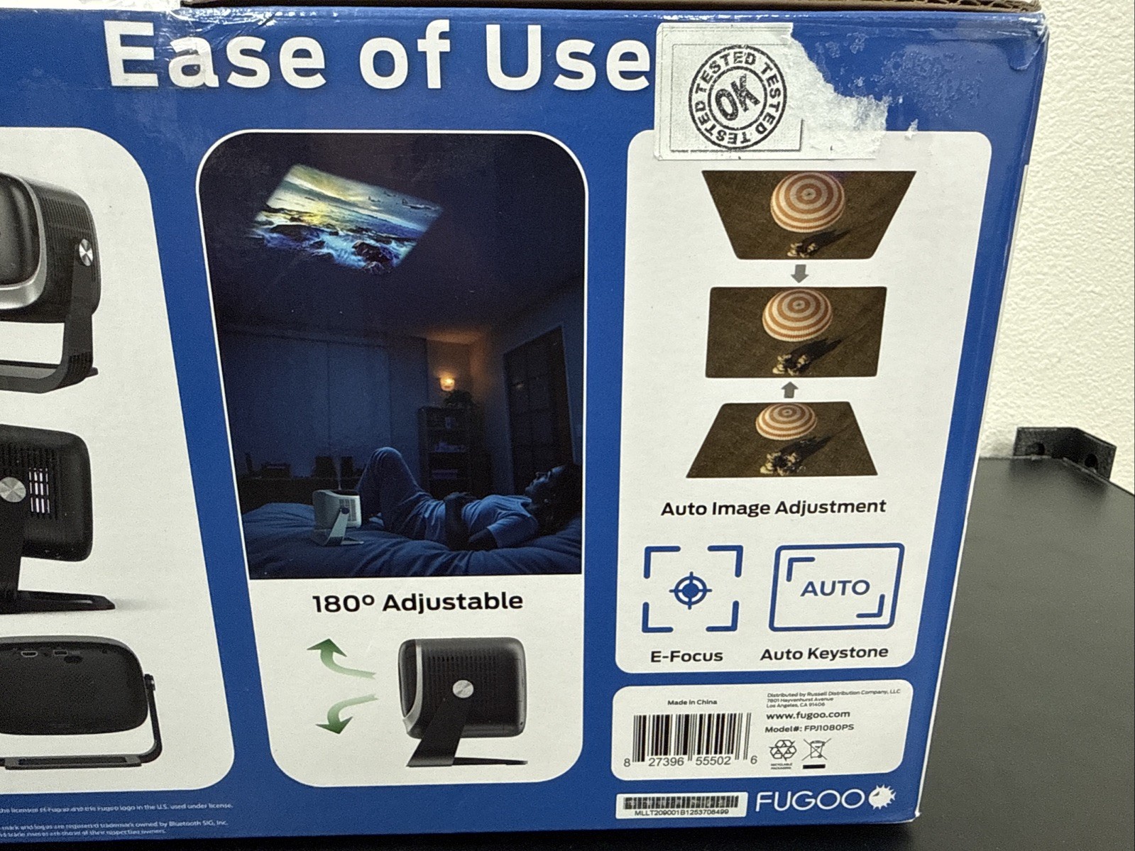 Fugoo Outdoor Projector & Soundbar Bundle with Tripod & 120" Foldable Screen
