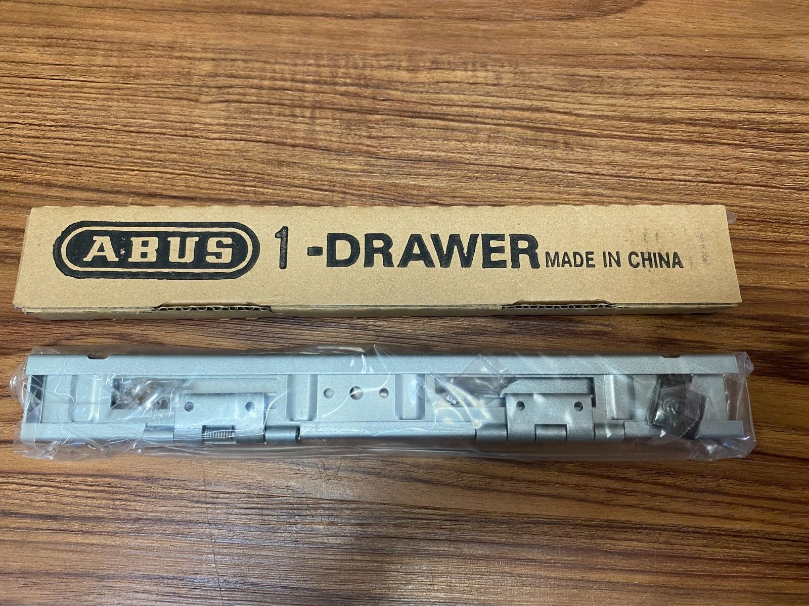 ABUS File Bar 12" Length For 1 Drawer Gray File Cabinet Drawer Lock Metal