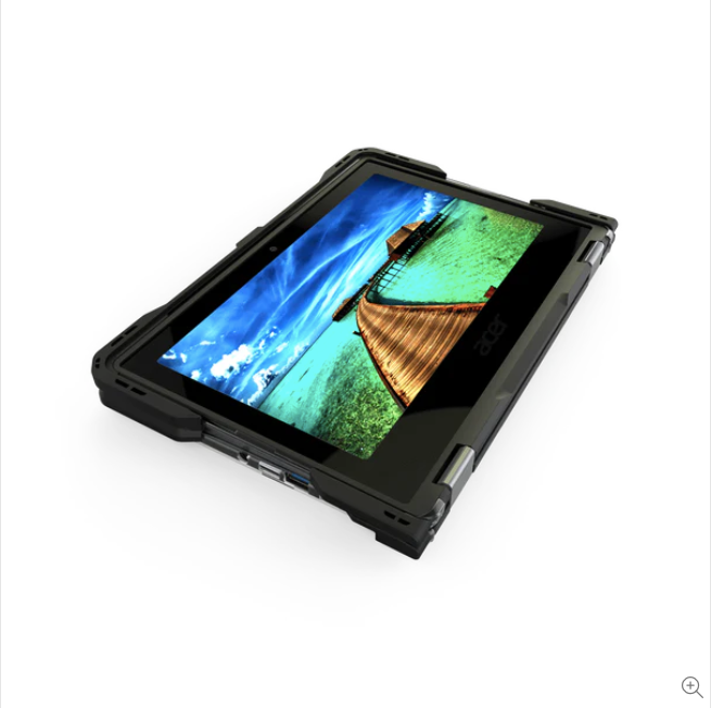 UZBL Rugged Hard Shell Clear Case for Acer Spin 311 (R721T)