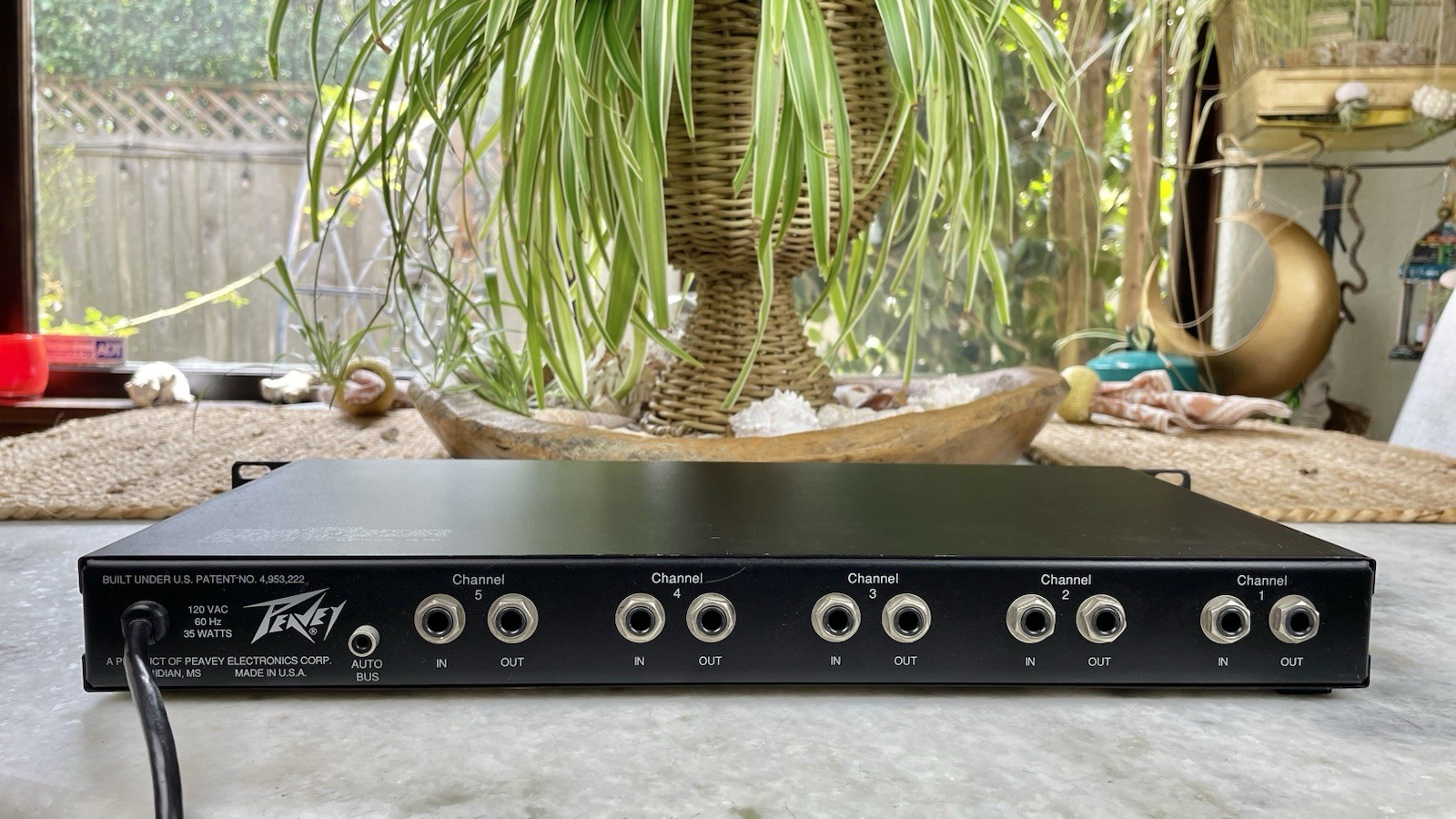 Peavey GateKeeper 5-Ch Noise Gate, Rackmount 1U, Bypass, 1/4" I/O