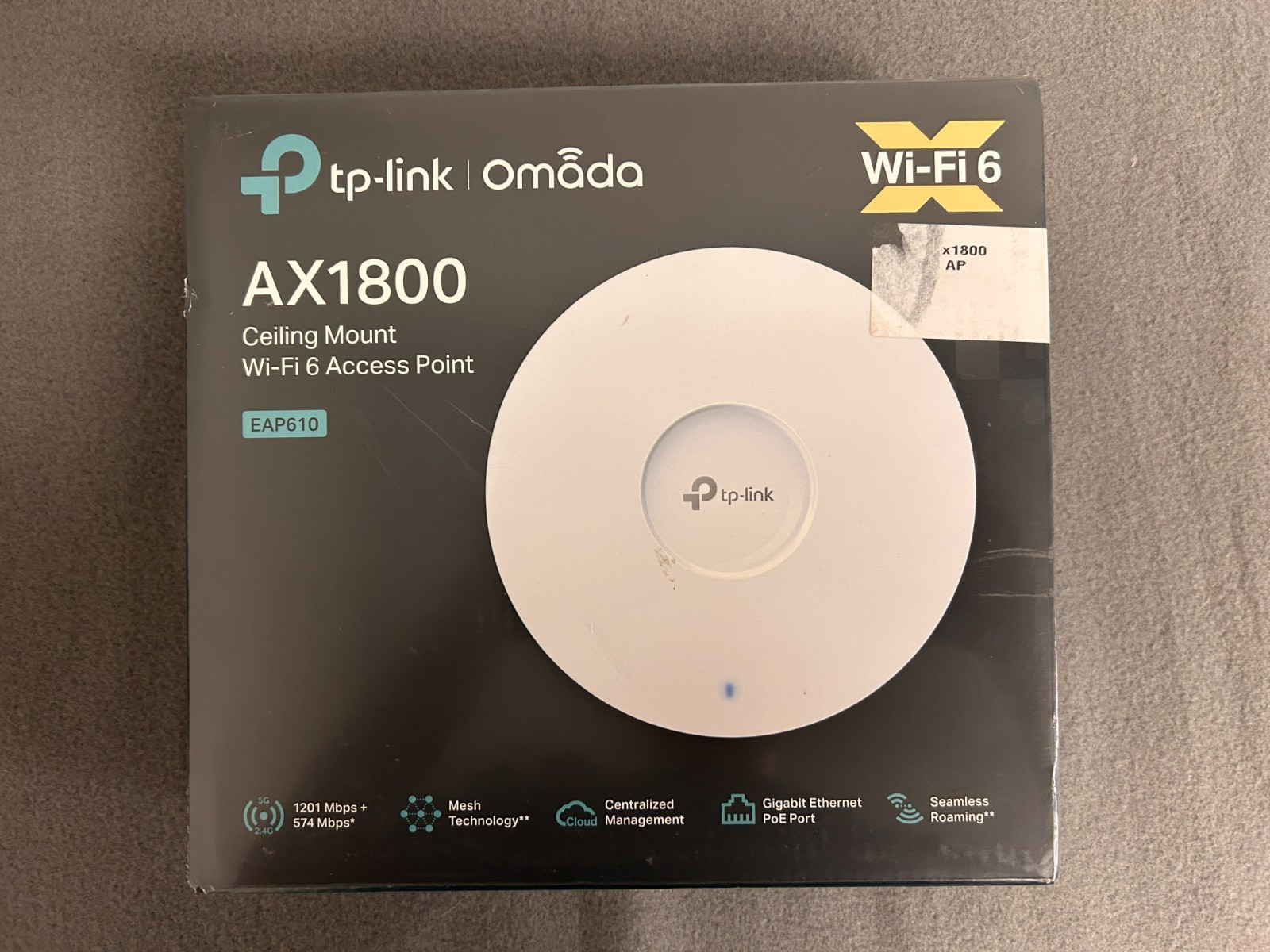 EAP610, TP-LINK EAP610 AX1800 Ceiling Mount Dual Band WiFi 6 Access Point New