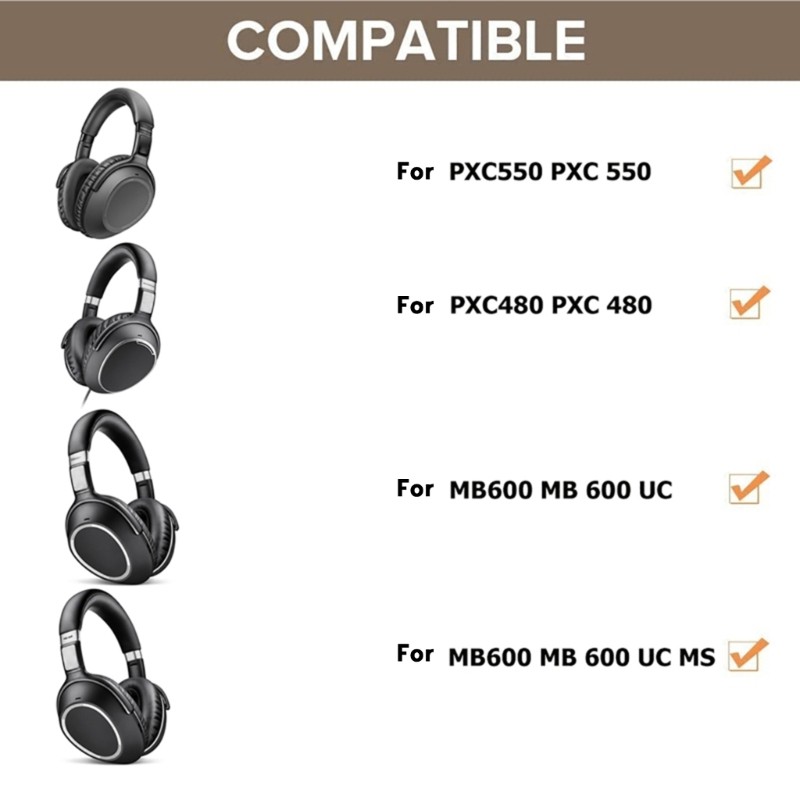 Comfortable Ear Pads Earphone Earpads for PXC550 PXC480 Headphone Ear Pads
