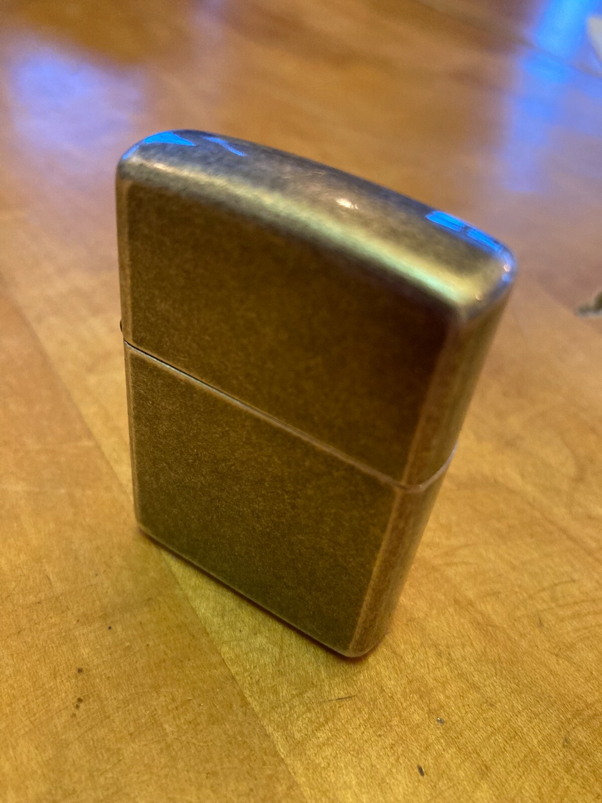 Genuine Zippo Antique Silver Plate Lighter CASE ONLY No Insert/Box