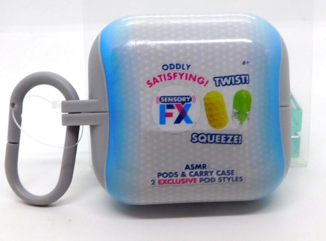 ASMR Pods and Carrying Case 2 Styles New Sealed Just Play Sensory FX Fidget