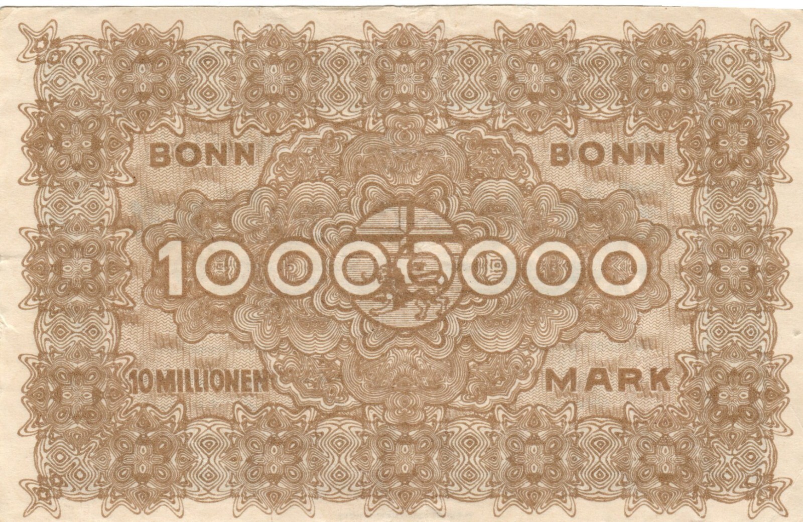 Notgeld Bonn (Germany) 10000000 Mark Kel521b