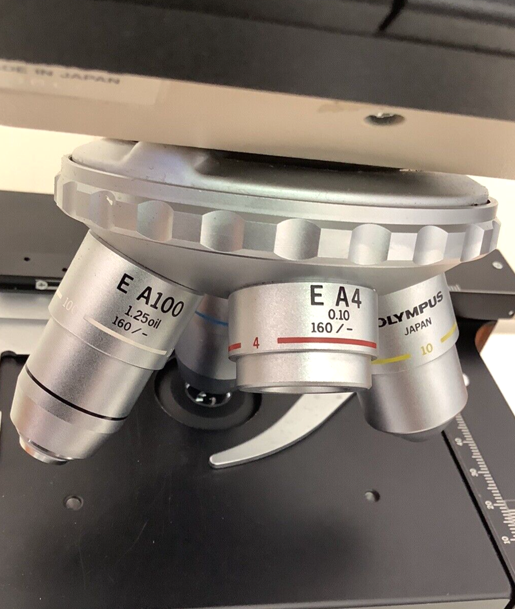 Olympus CH-2 CHT Binocular Microscope w/ 4x, 10x, 40x, 100x Objectives #2