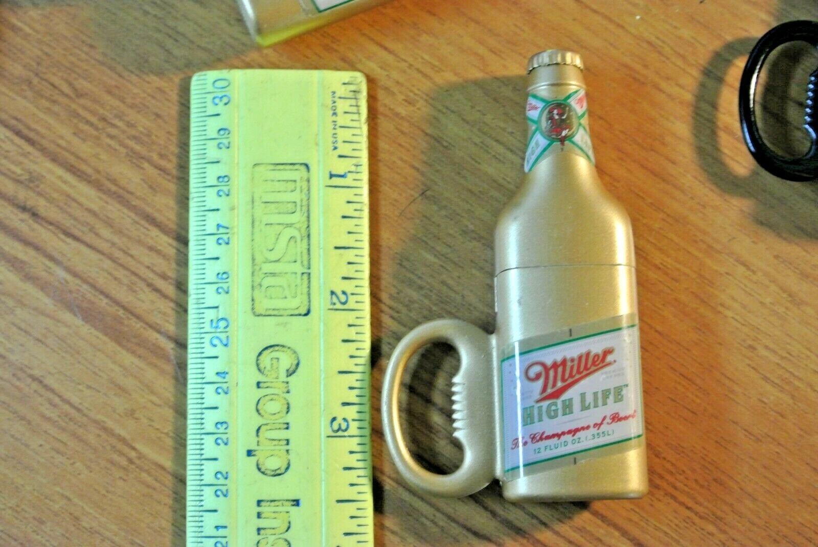 BEER LOGO REFILLABLE BUTANE LIGHTER WITH LIGHT AND BOTTLE OPENER--GIFT ITEM!!! 1