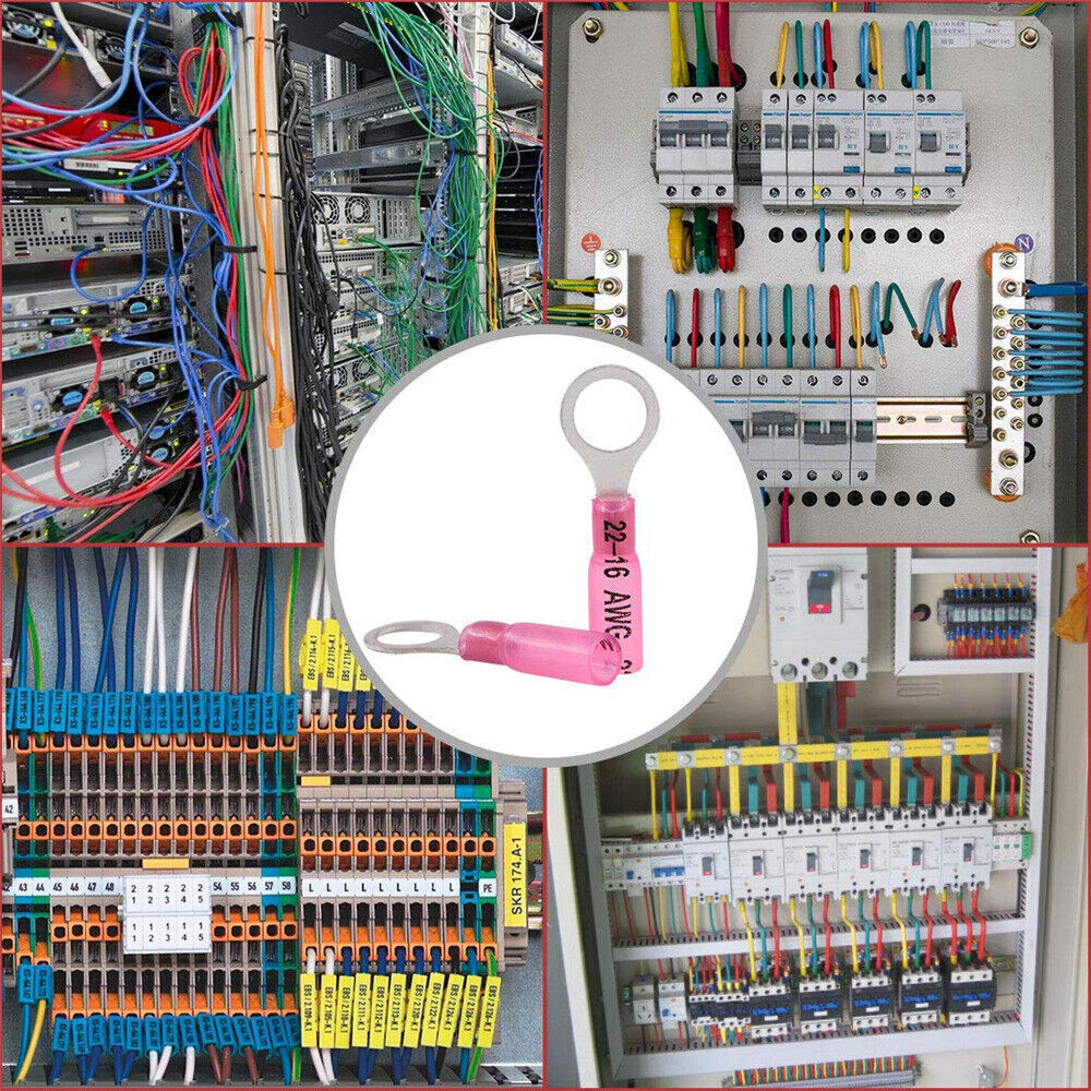 Heat Shrink Connectors Electrical Crimp Wire Connector Marine Ring Terminals