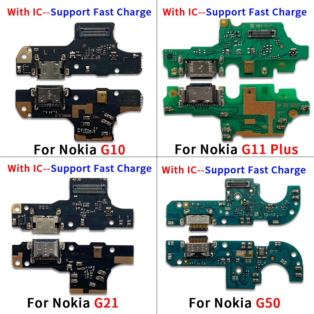 Charging Port Board Flex Cable With IC For Nokia G11 G21 G10 G20 G50 C30 C20 C1