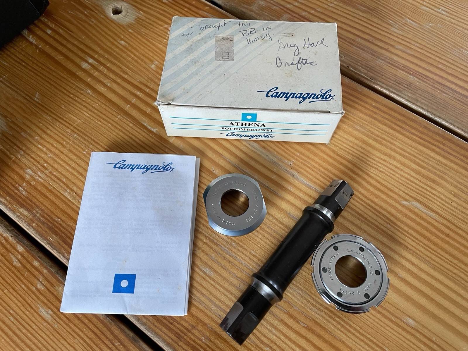 Campagnolo Athena? Bottom Bracket Cups And Spindle