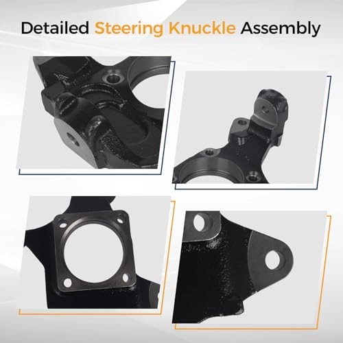 698017 Front Left Steering Knuckle Assembly Fit for 2001-2013 Chevy Avalanche