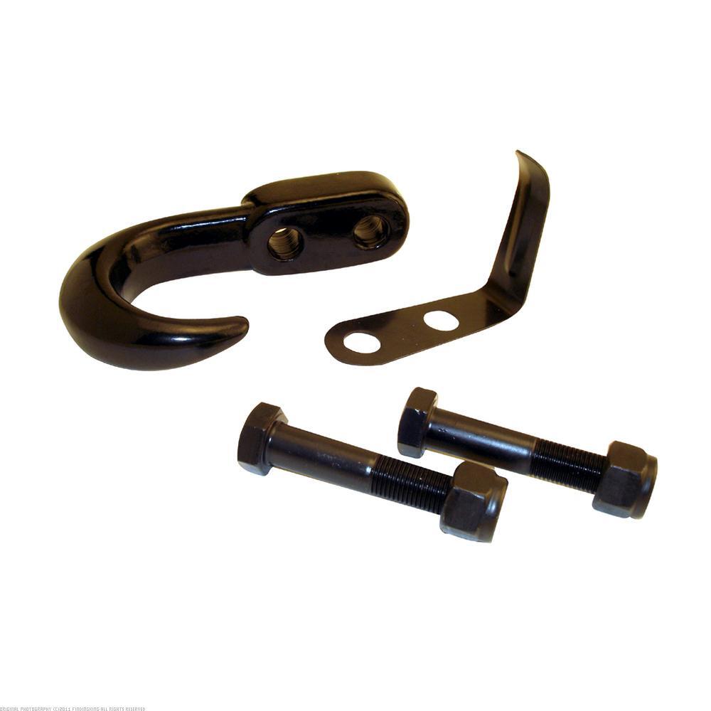 Erickson Black Tow Hook with Keeper 10,000 lb 59505
