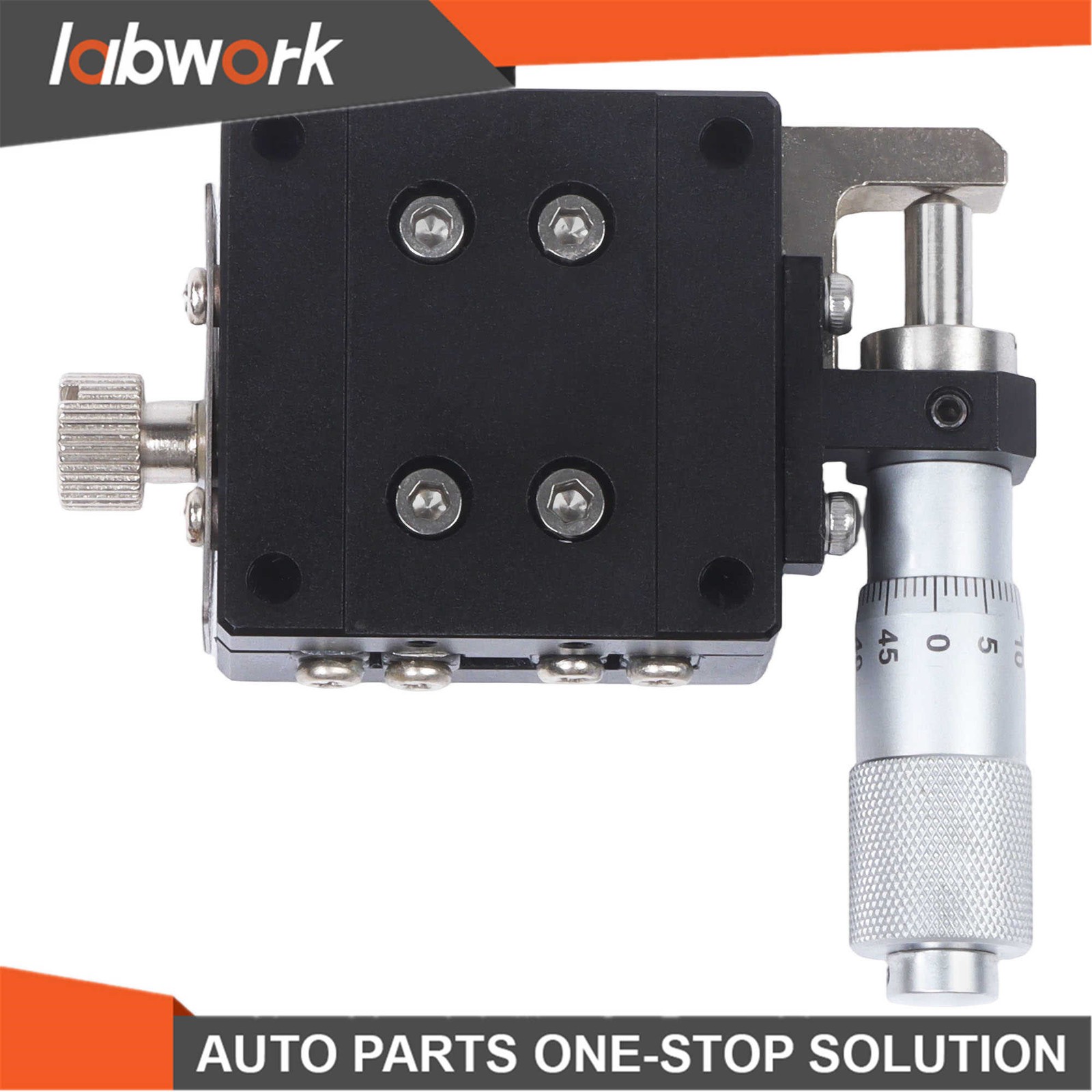 Labwork Precise Linear Stage SEMX40-AS X Micrometer Sliding Table Bearing Trim
