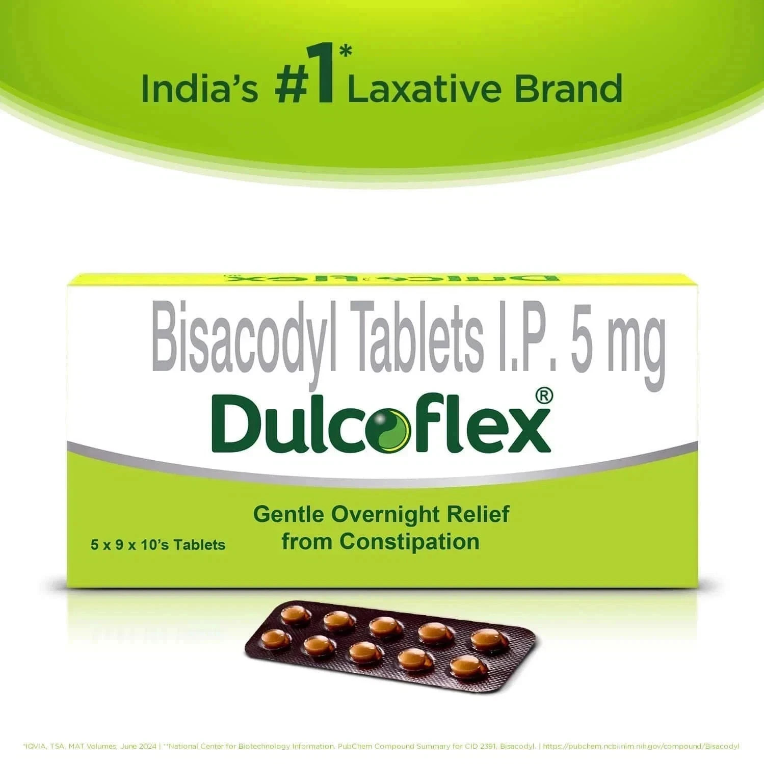 10 x 15 (150 Tablets) DULCOFLEX TWELVE PLUS 5MG GASTRO RESISTANT TABLETS W/O BOX