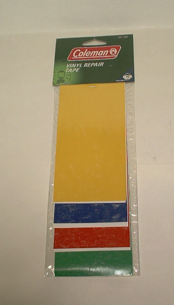 COLEMAN Vinyl Repair Tape Yellow Blue Red Green BRAND NEW FREE SHIPPING