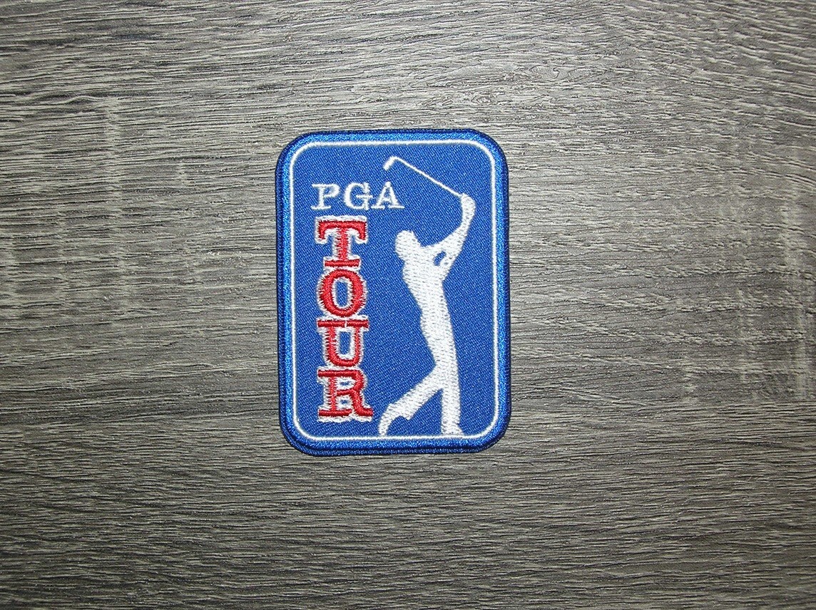 PGA Tour Professional Golf Decorative Embroidered Iron On Patch 2" x 2.75"