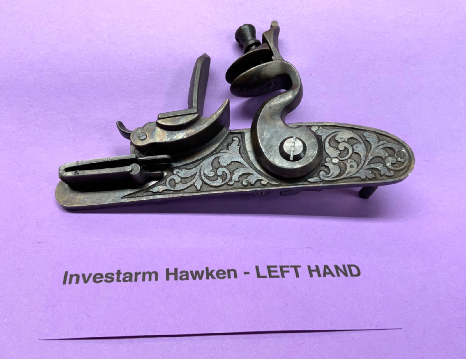 LEFT - New Investarm Gemmer Bridger Hawken Carbine + Lyman - Flintlock Lock