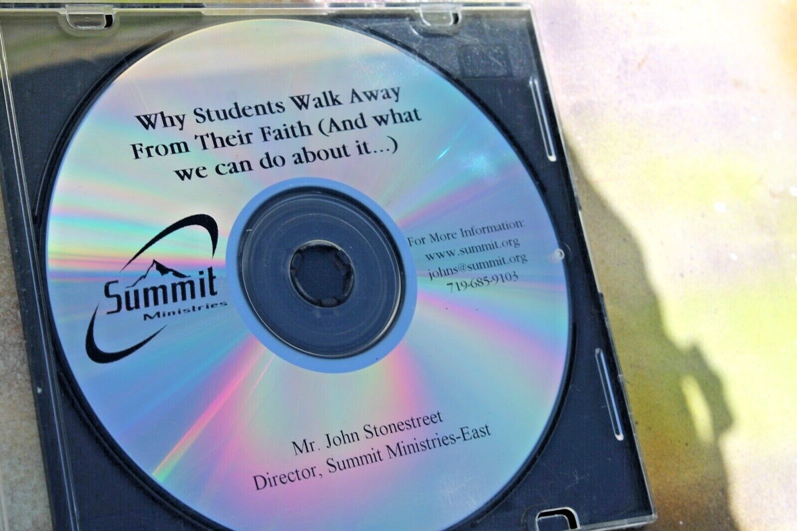 Summit Ministries John Stonestreet Why Students Walk Away from Faith CD