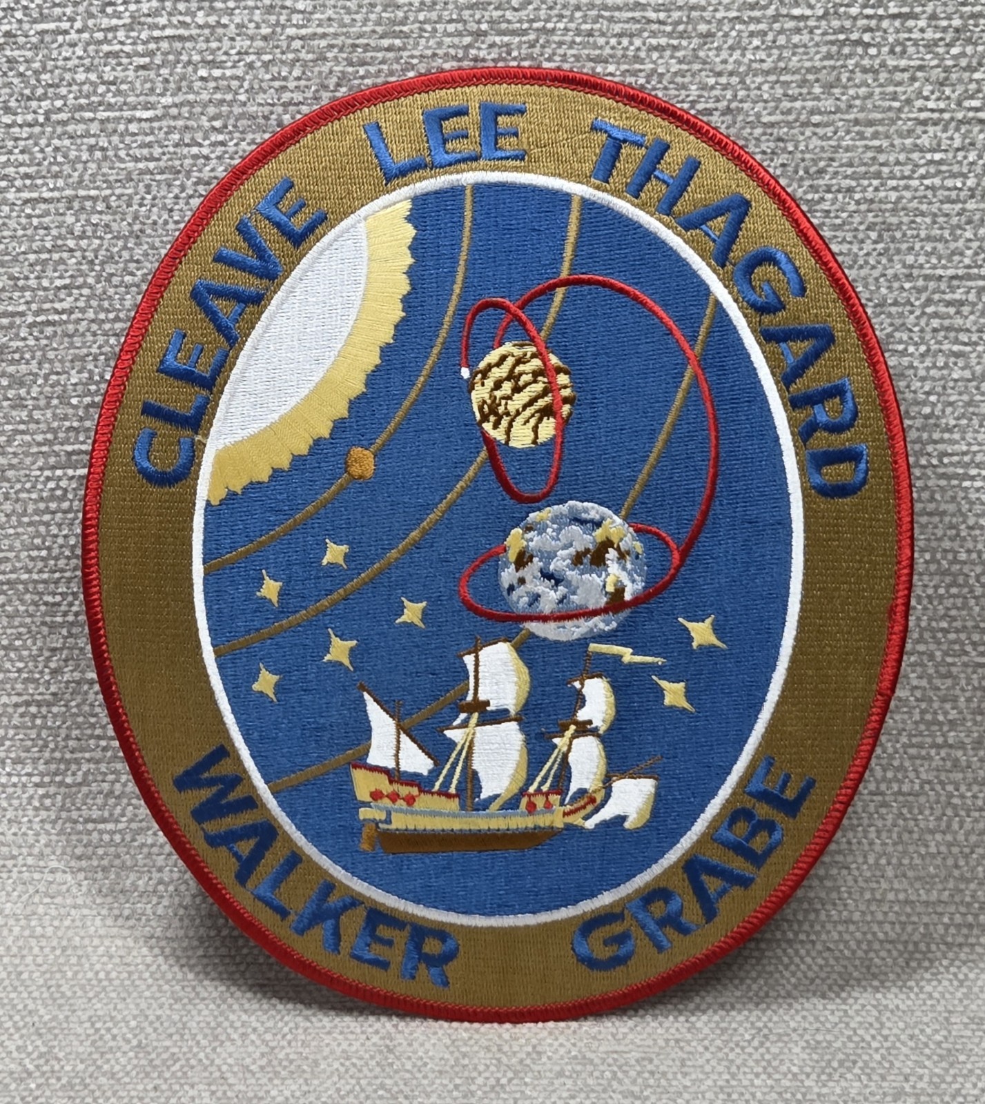 NASA STS-30 Large Patch 6½" x 7¾" Space Shuttle Atlantis Walker Grabe Cleave