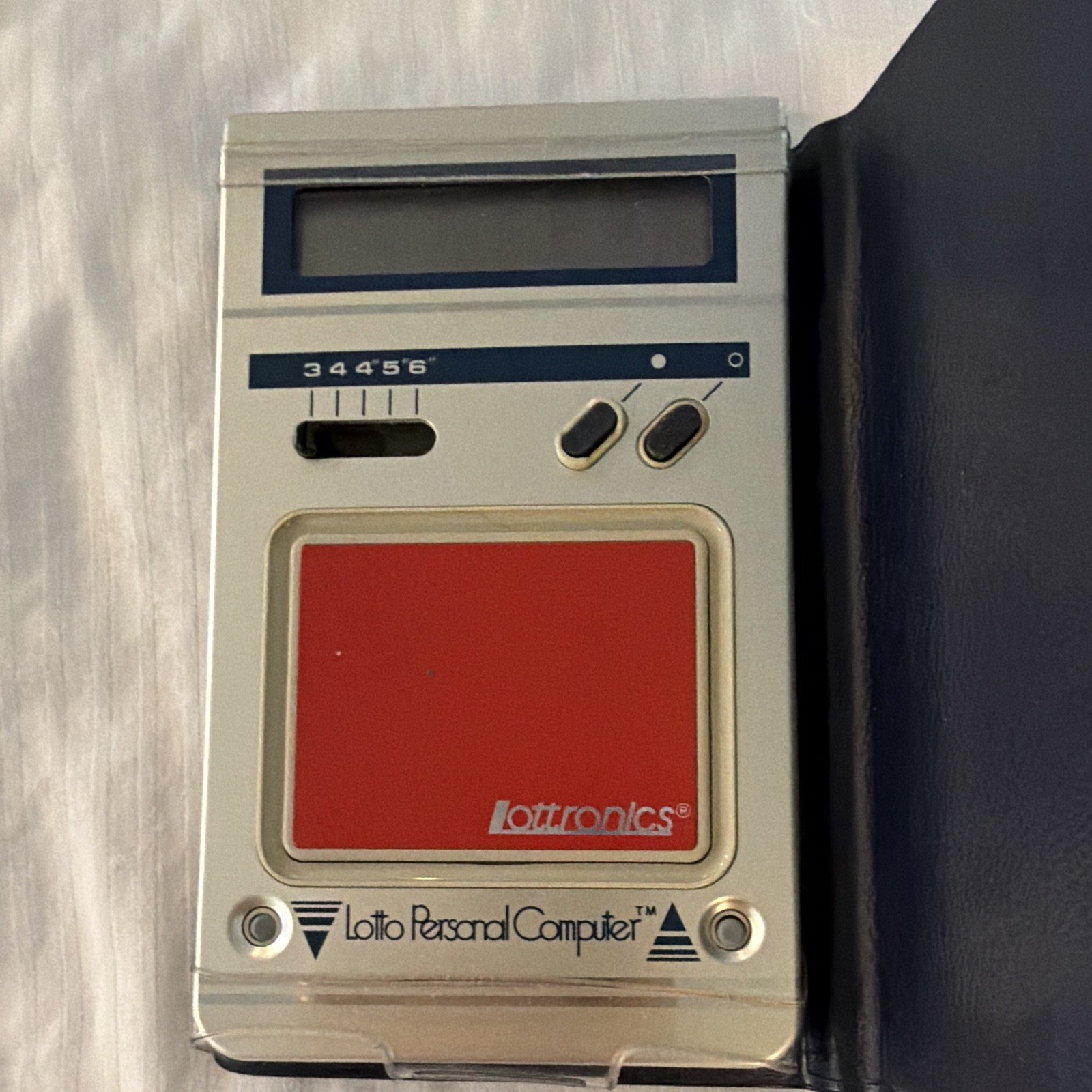 Lottronics Lotto Personal Computer Vintage Electronic Laptop w/ Folio Case