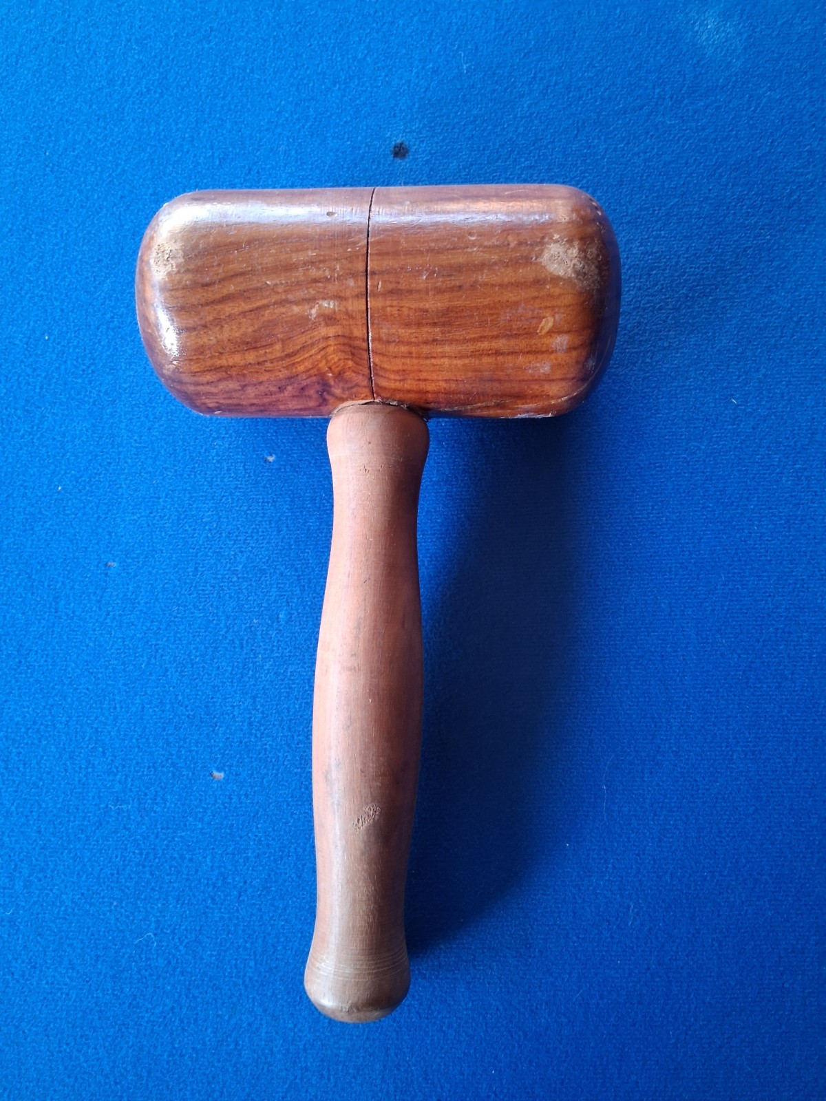 Vintage Heavy Duty Wooden Mallet Hammer for knocking in bats.Carpentry wood work
