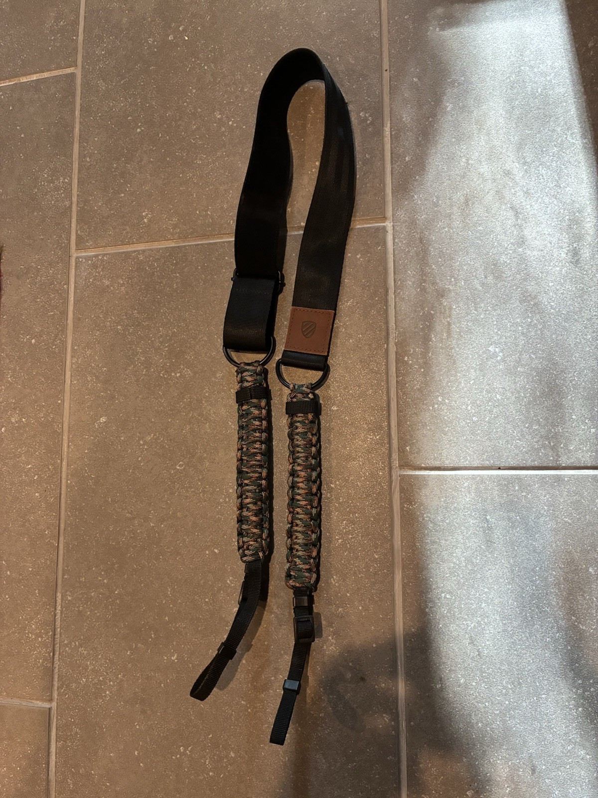 Langly Paracord Camera Strap, Camo