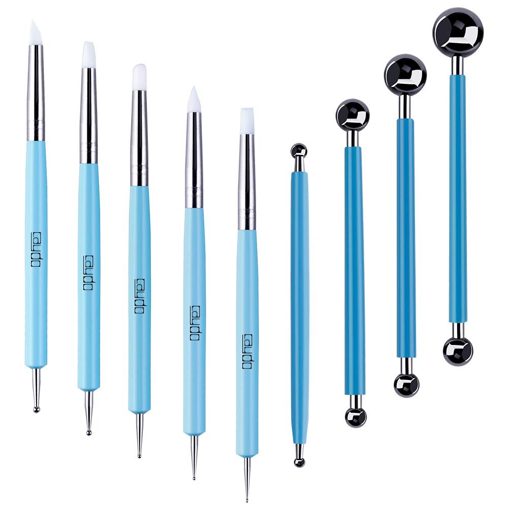 Caydo 9 Pieces Stylus Tools, 5 2 Way Total 10 Different DIY Silicone...