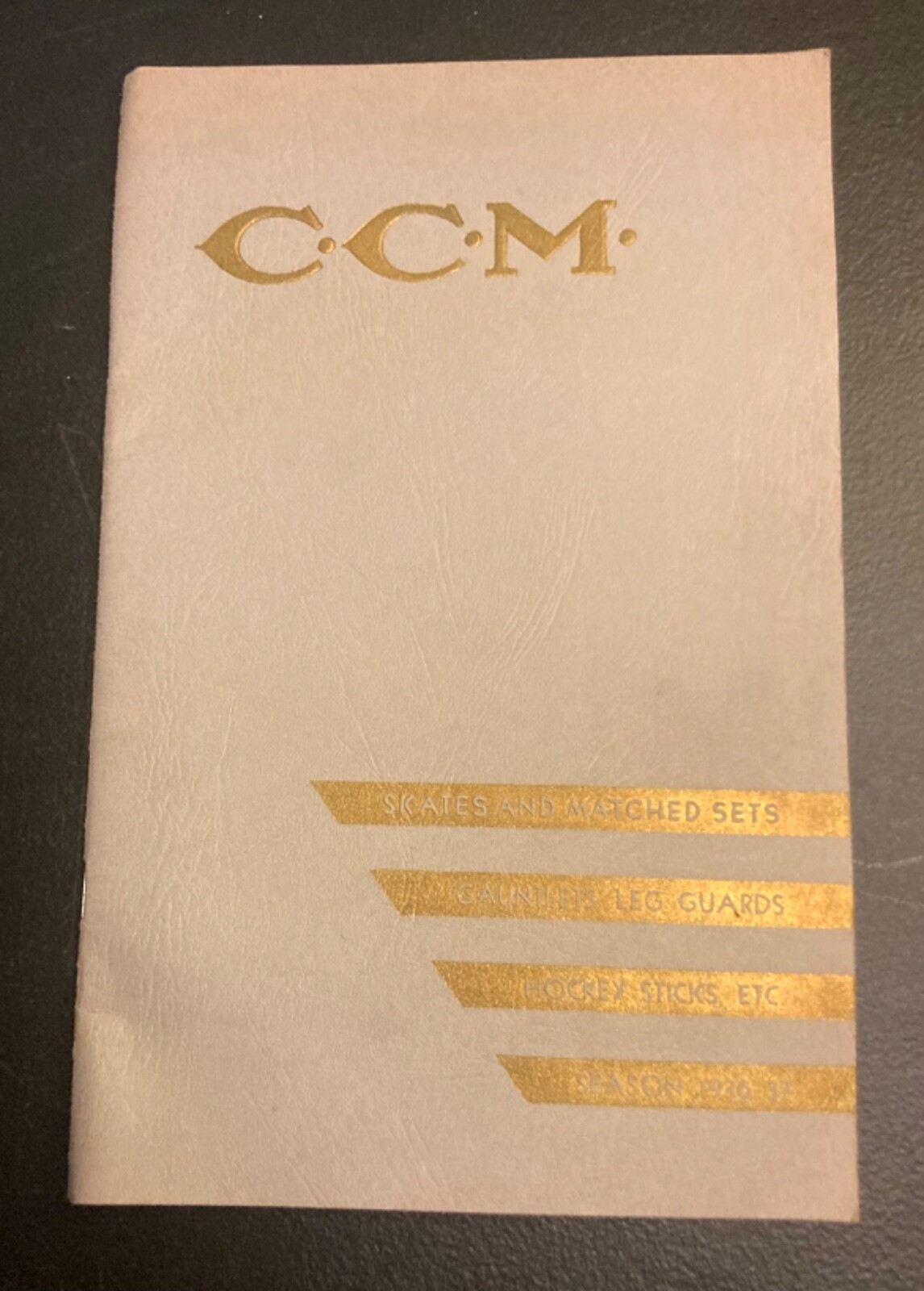 Vintage 1936-37 CCM Hockey / Ice Skating Sporting Goods Catalogue