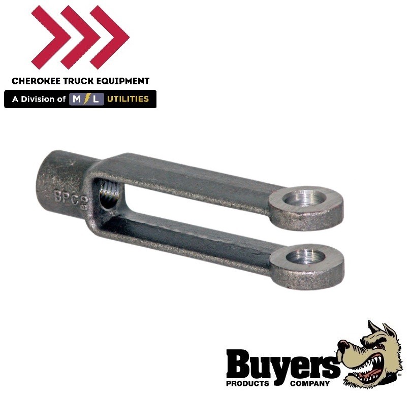 Buyers Products B27086ANCZ,Adjustable Yoke End 1/2-13 NC Thread And 1/2"