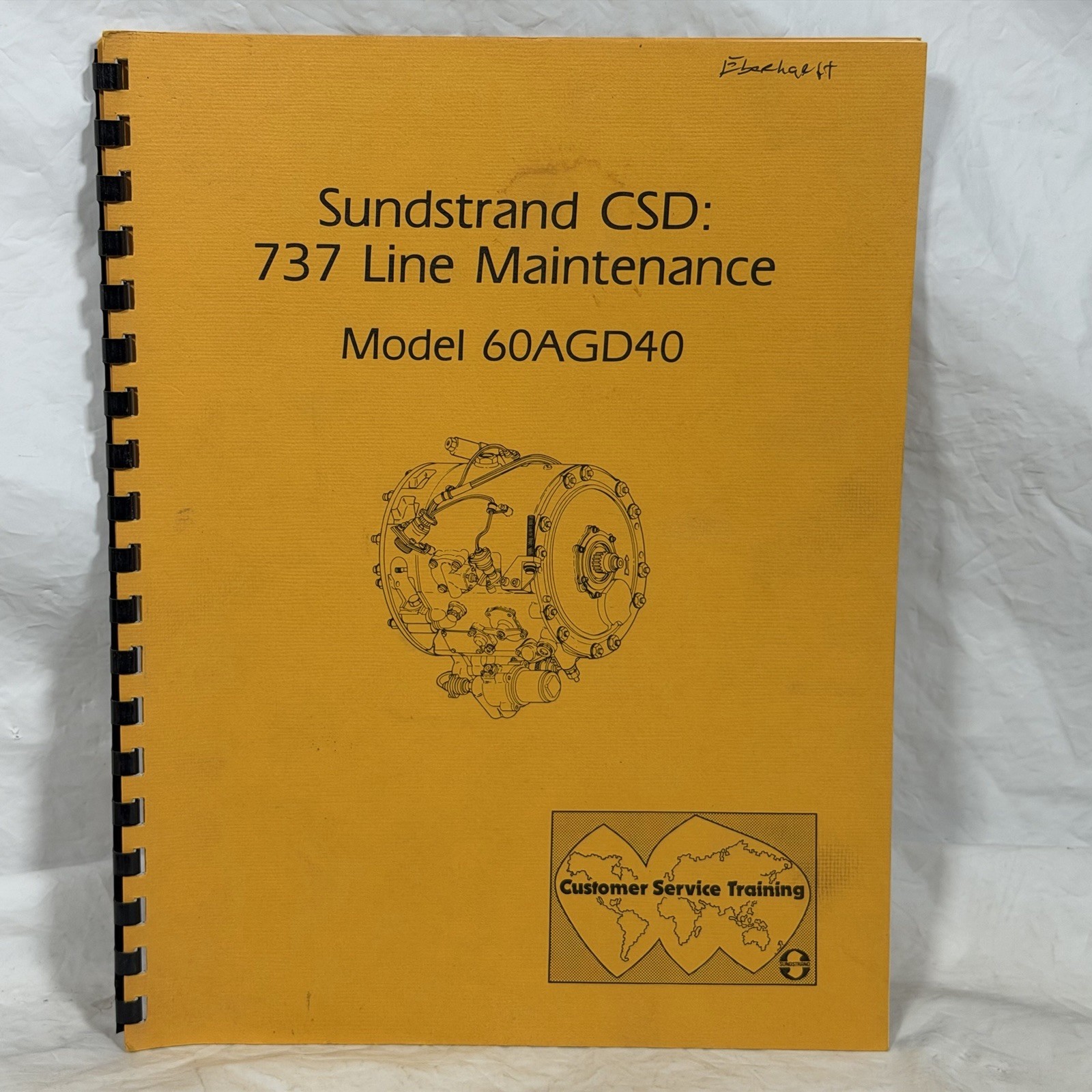 Sundstrand CSD 737 Line Maintenance Manual Model 60AGD40 Aviation