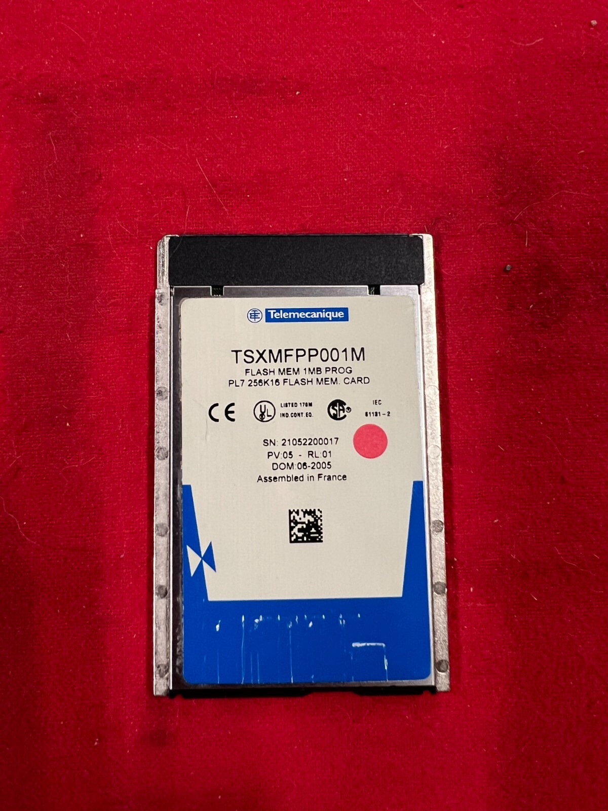 TSXMFPP001M Schneider Modicon Flash Memory Card TSX-MFPP-001M