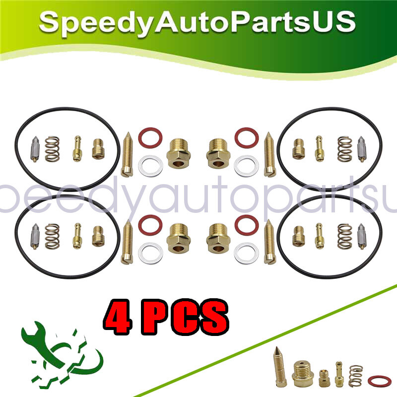 4PCS Carburetor rebuild kit Fits For 1986-1990 YAMAHA PHAZER PZ480 PZ 480 USA