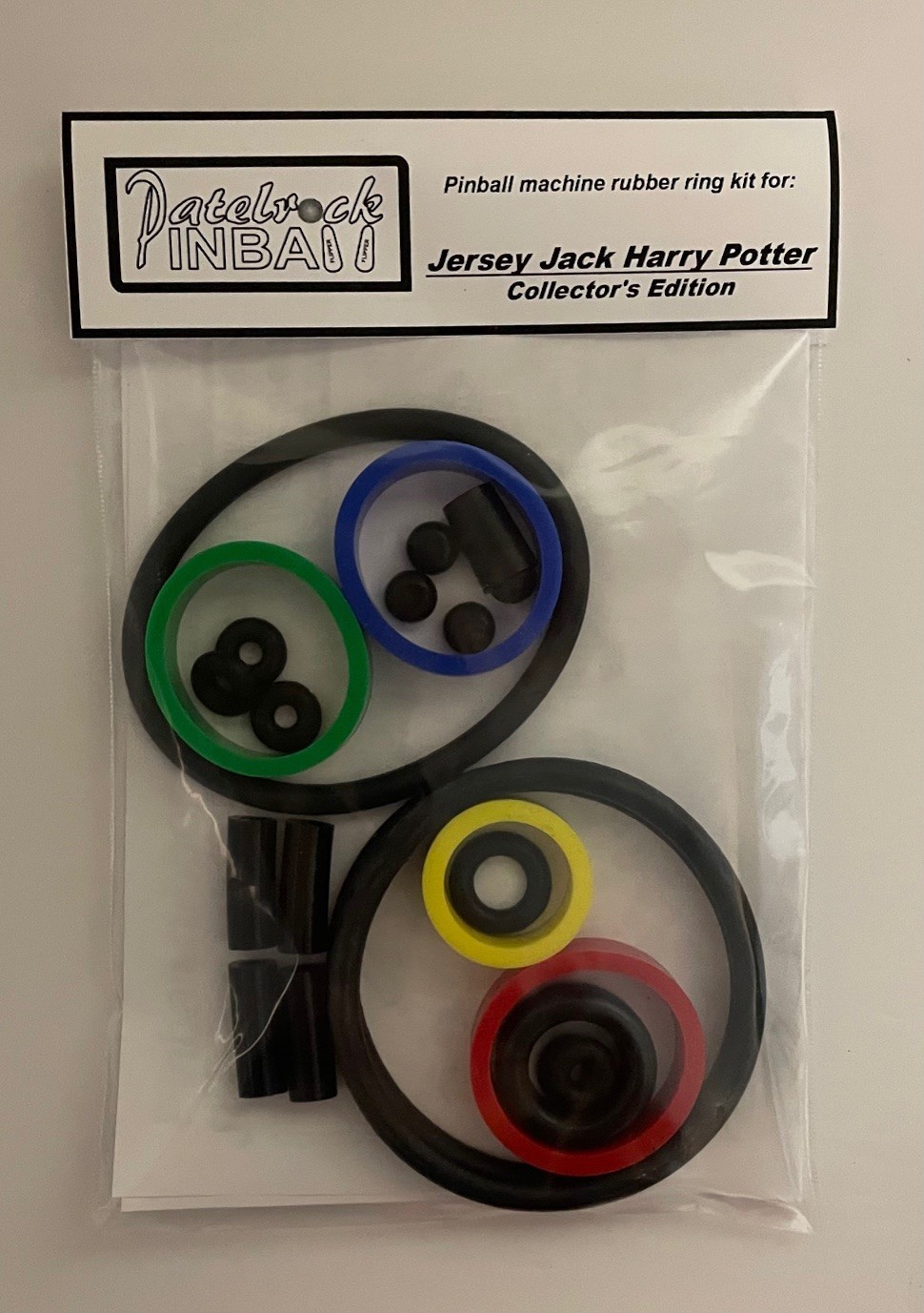 Jersey Jack Harry Potter Collector's Edition Pinball Machine Rubber Ring Kit
