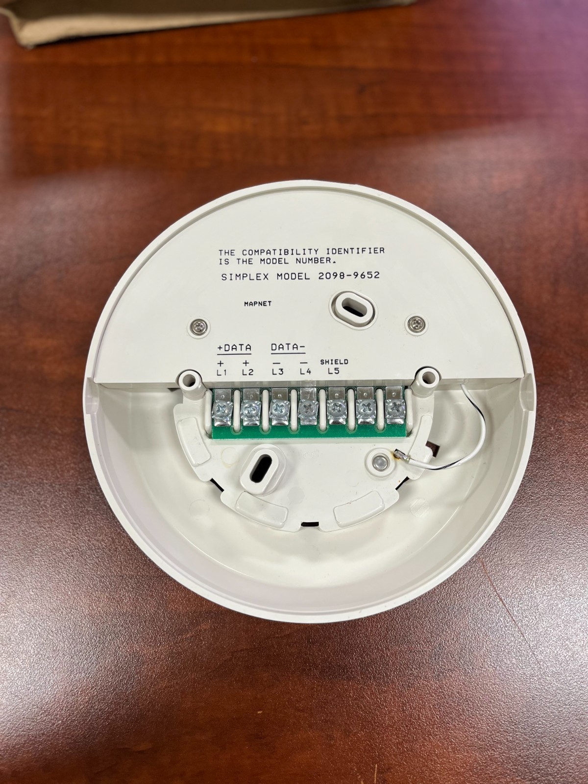 Simplex 2098-9652 Photoelectric Smoke Detector Base