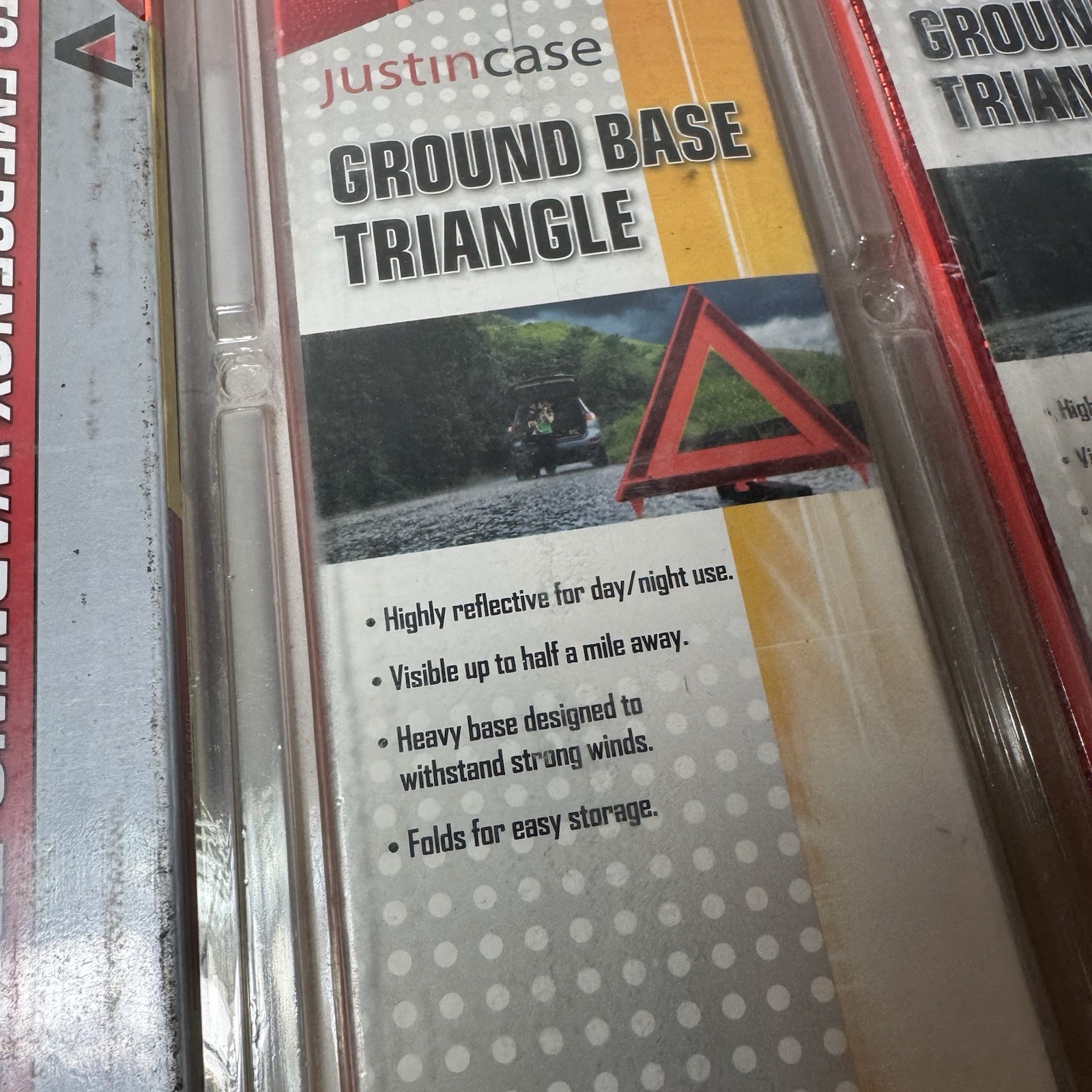 6 Sets Victor Auto Emergency Warning Triangles Traffic Safety Triangle Road NEW