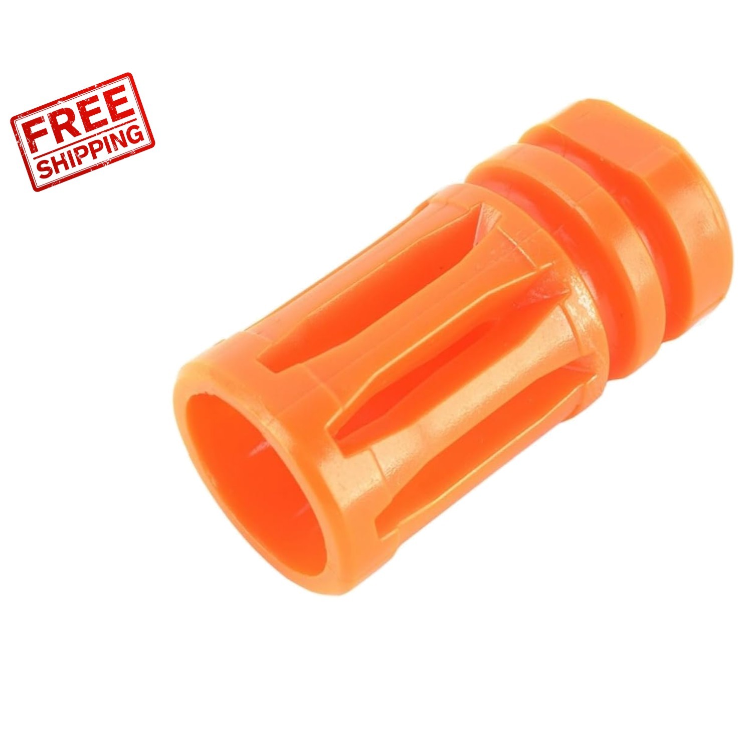 Universal 14mm Counter-Clockwise Orange Tip for Airsoft Enthusiasts - Eagle