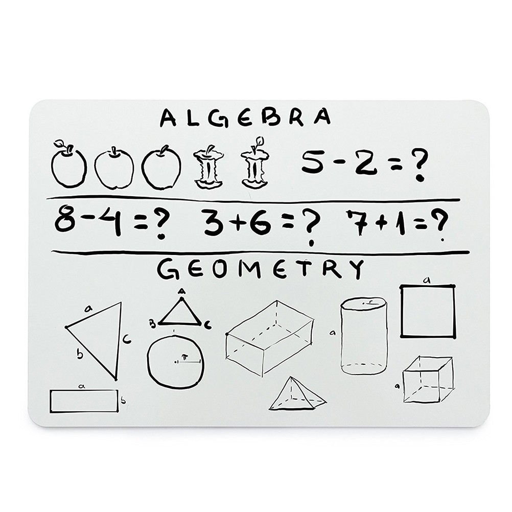 5 Pcs Desktop Small White Board 15 X 21 cm Double Side Writing Board For Study