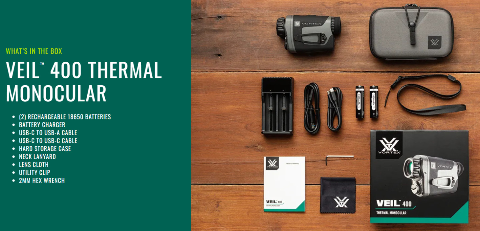 Vortex Optics Veil 400 Thermal Monocular TML-VEIL425