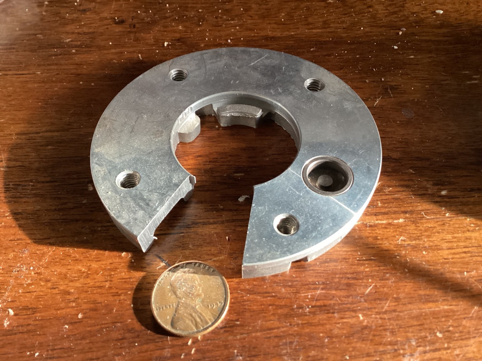 Wilson rockwell tester spare part aluminum mount ring ,