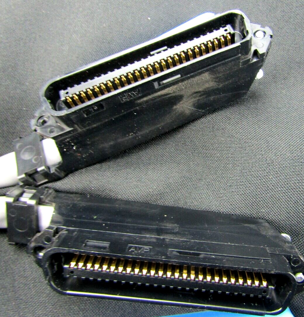 CABLE CONNECTOR 25PR 24AWG MALE TO MALE AMPHENOL 3' A25D3FTDE--1010238