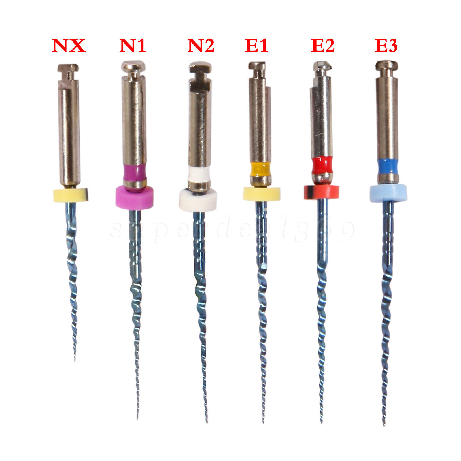 Dental Endodontic Endo File Engine Rotary Root Canal NiTi Files 25mm Memory SA