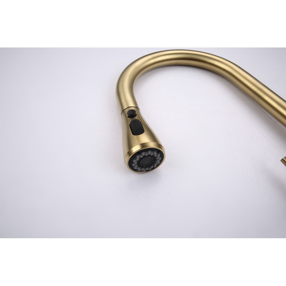 Kitchen Faucet with Pull Out Sprayer Single Handle High Arc Stainless Steel