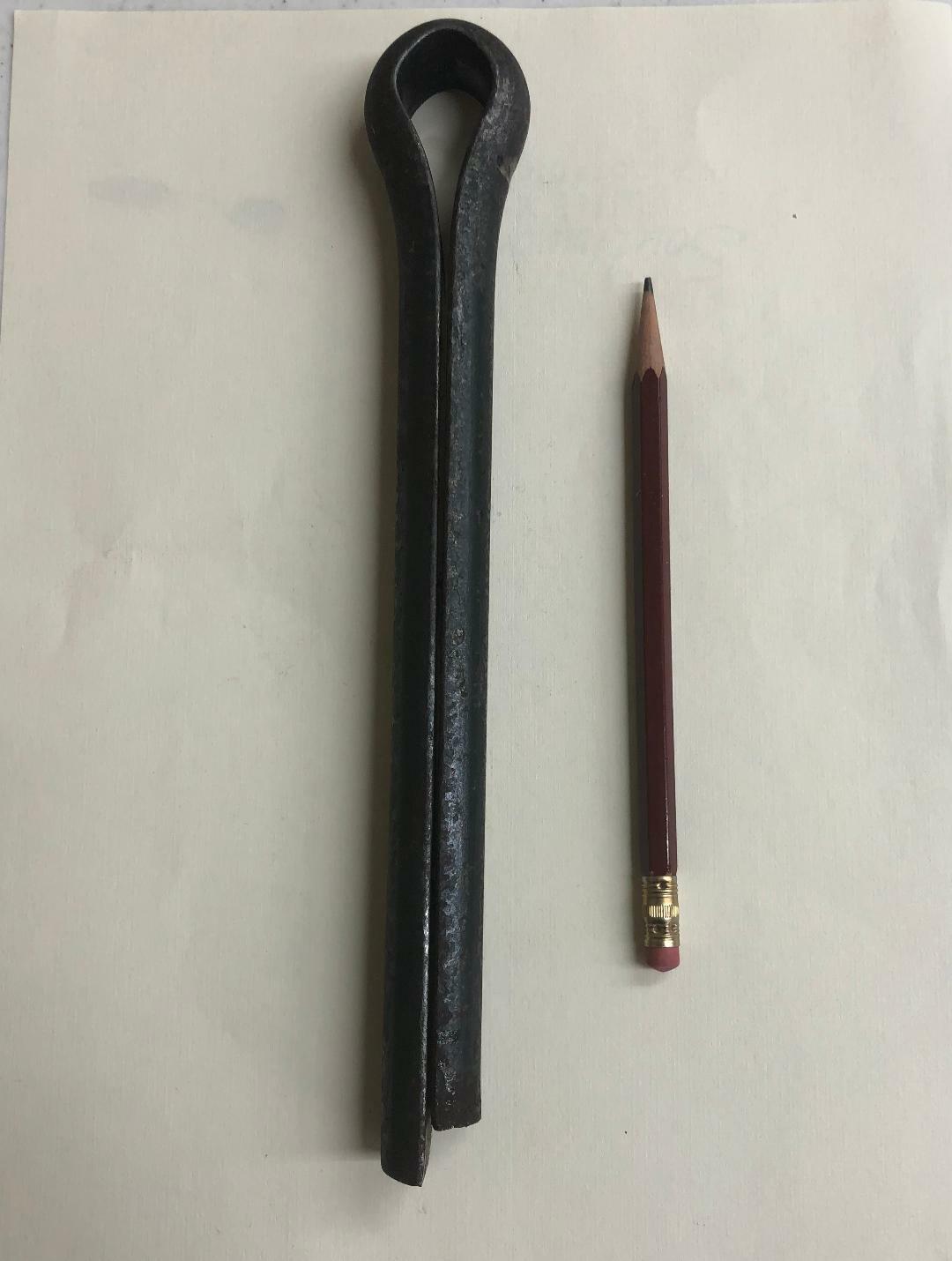 3/4" x 4" Cotter Pins Locking Split Pins Big Steel Plain USA 3/4x4 (2 pieces)