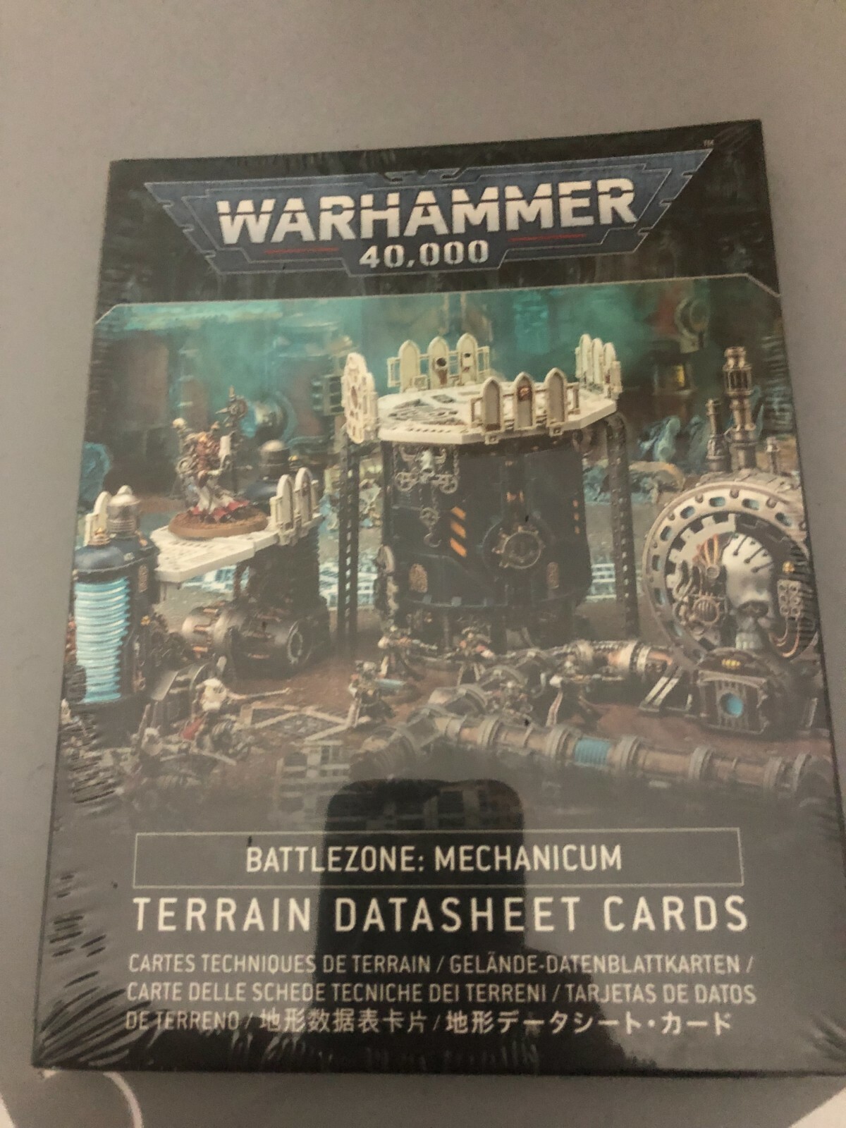 Warhammer 40K Terrain Datasheet Cards Battlezone Mechanicum BRAND NEW SEALED OOP